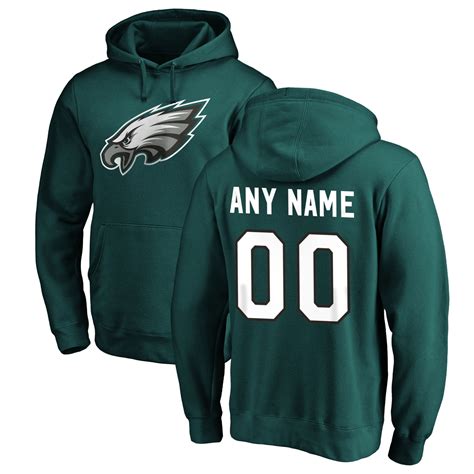 Mens Fanatics Branded Midnight Green Philadelphia Eagles Personalized