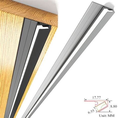 Angle Led Strip Oblique Beam Cabinet Layer Shelf Edge Side Light