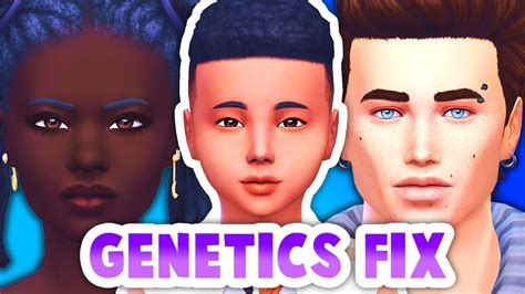 Genetics Are Fixed In The Sims 4💗 Youtube