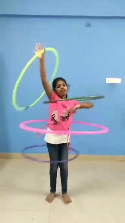 Professional Hula Hooper Spreads Awareness About Social Distancing By