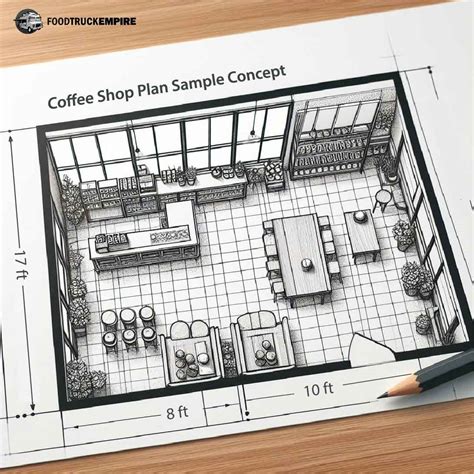 How To Create A Coffee Shop Floor Plan Any Size Dimension