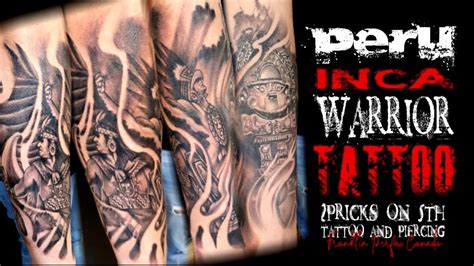 Peru Inca Warrior Tattoo Tattoo Timelapse YouTube