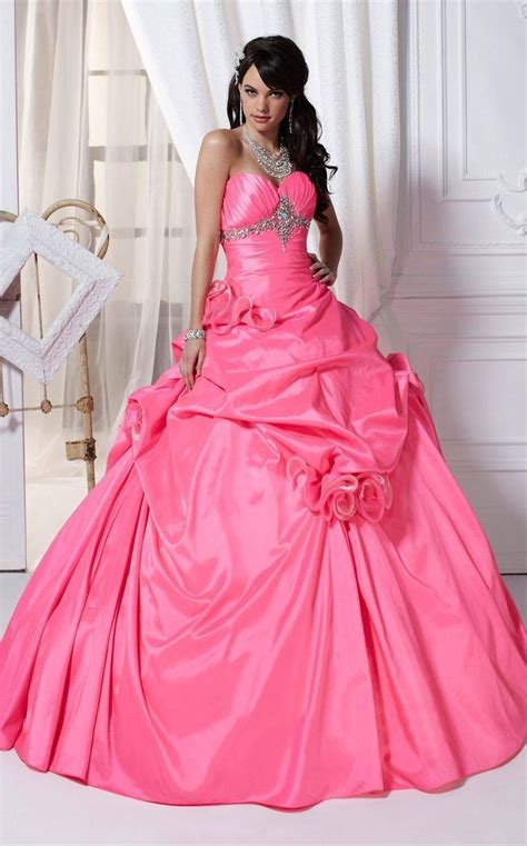 Tiffany Designs 56216 Rosette Accented Strapless Ballgown In 2021