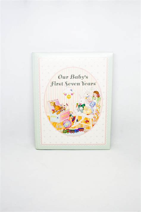 Our Babys First Seven Years Book Vintage Babys Etsy Canada