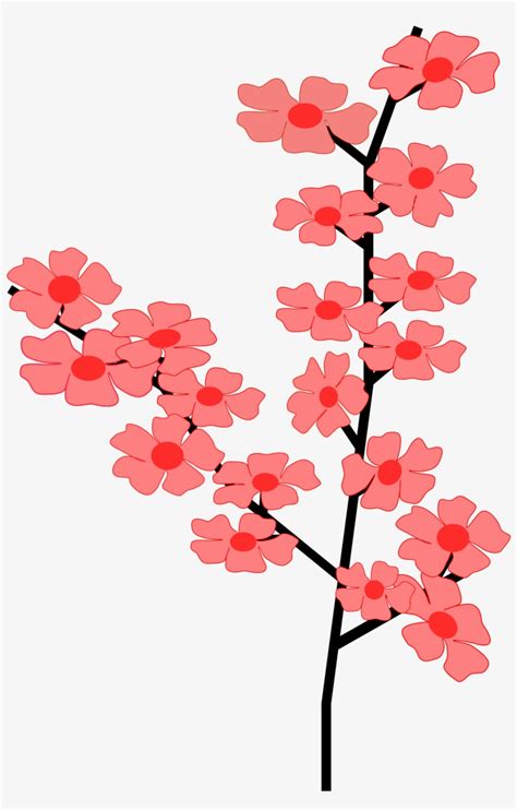 Anime Flower Png Cherry Blossom Flowers Clip Art Transparent Png