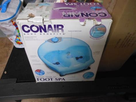 conair remote contol foot spa massager heat jets bubbles vibration rare for sale online ebay