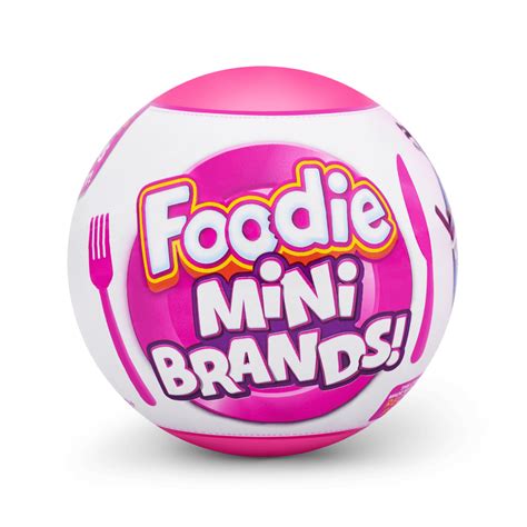 Buy 5 Surprise Foodie Mini Brands Mystery Capsule 3 Pack Real