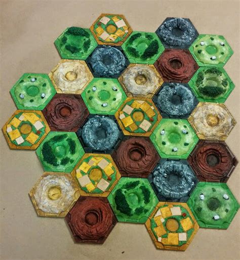 Setup | add in resource tiles and robber once you have the frame done, you are going to randomly fill the middle with the resource hex tiles. Catan Tiles Pdf | Tile Design Ideas
