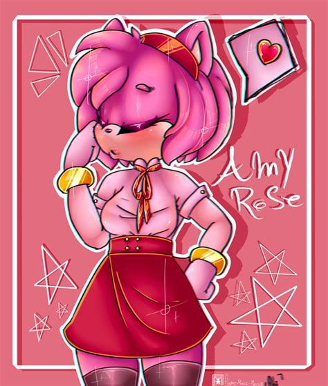 Amy Rose Collab By Flame Finn Marce On Deviantart