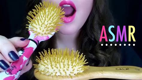 Asmr Edible Hairbrush [prank] Satisfying Eating Sounds Youtube