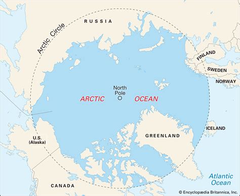 Arctic Ocean On Map Of Europe