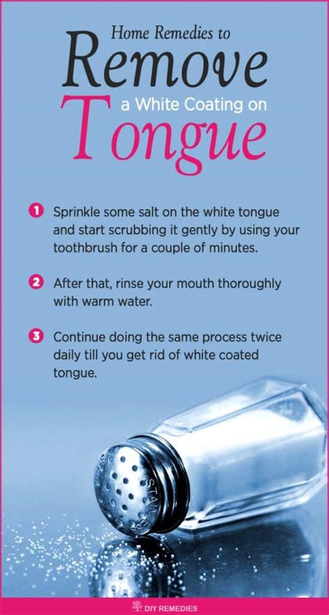 You will also be conversant with the use of the scraper or a spoon to clean your tongue. Natural Remedies to Get Rid of a White Coated Tongue