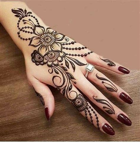 30 Back Hand Henna Designs You Should Try Wedandbeyond