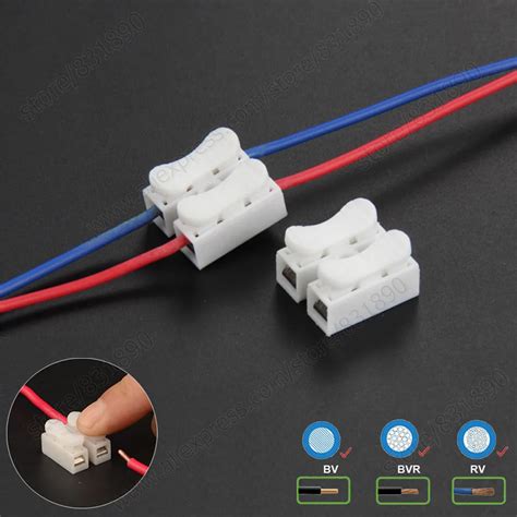 20pc 2pin 3pin 4pin G7 Spring Push Quick Cable Connector Splice Terminal Wiring Terminals No
