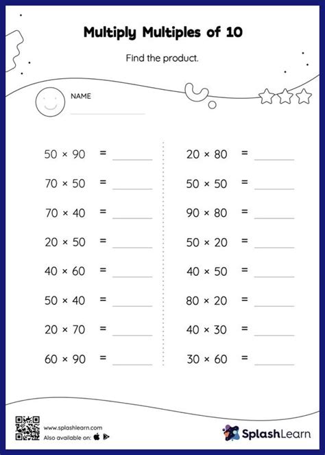 Multiply By Multiples Of 10 Worksheets Free Printable Worksheet