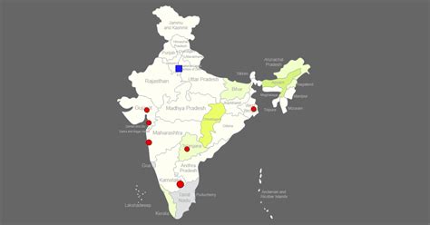 Clickable Map Of India