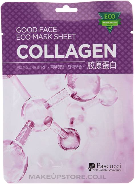 Collagen Face Mask Amicell Pascucci Good Face Eco Mask Sheet Collagen