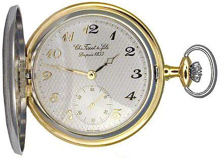 T83845082 Tissot Savonnettes Mechanical Gold & Silver Pocket Watch | Silver pocket watch, Pocket ...
