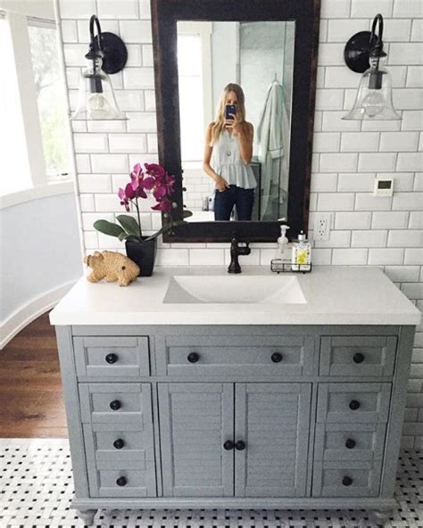 In a little space, it can be difficult to find storage. 50 Bathroom Vanity Ideas, Ingeniously Prettify You and ...
