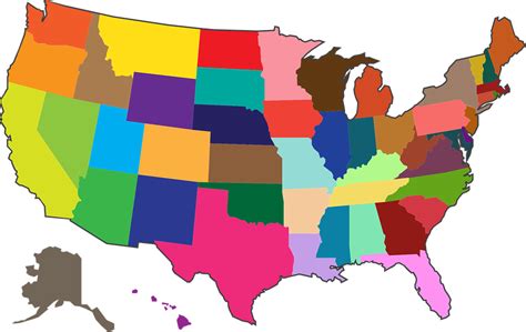 지도 국가 미국 Pixabay의 무료 벡터 그래픽 Pixabay