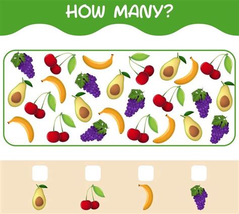 How Many Cartoon Fruits | Educational games for toddlers, Games for toddlers, Word puzzle games