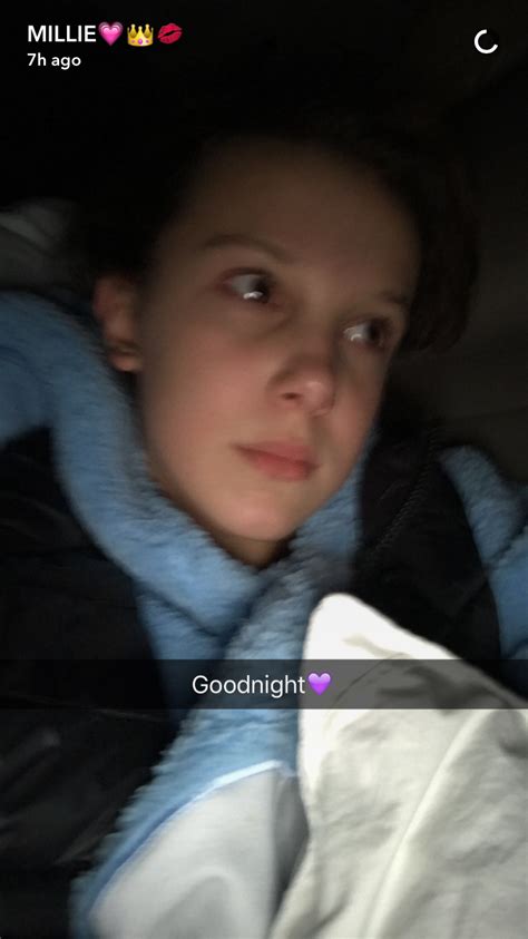 Millie Posted On Snapchat Millie Bobby Brown Snapchat Millie Bobby