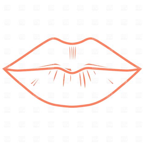 Lips Outline Drawing At Explore Collection Of Lips