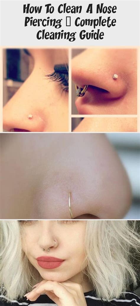 How To Clean A Nose Piercing Great Piercing Ideas