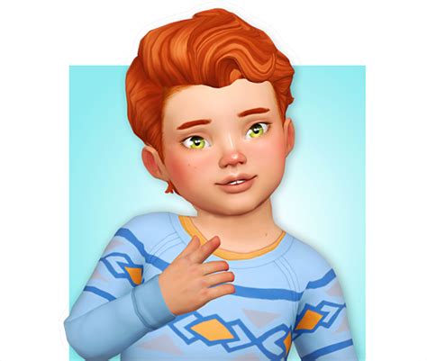 Naevys Memphis Hair For Toddlers Sweet Sims 4 Finds
