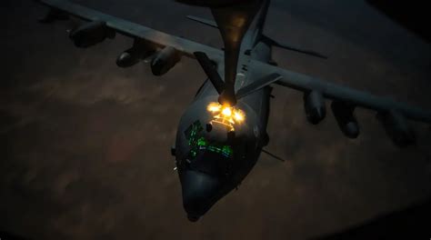 Check Out This Photo Of A Us Ac 130j Ghostrider Gunship Refueling At