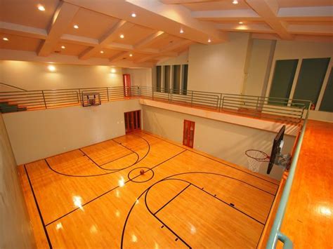 Indoor Home Basketball Gym Wellness Centre Court Pinterest Gym