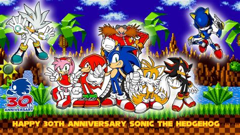 Sonic 30th Anniversary By Georgetheredengine15 On Deviantart