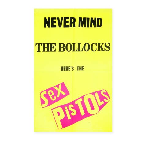 Sold Price The Sex Pistols A Large Promotional Poster For The Album