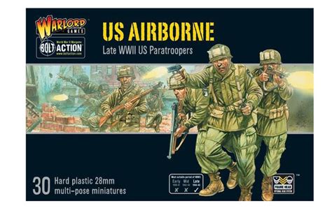 Bolt Action Us Airborne Paratroopers 156 Wwii Military Wargaming