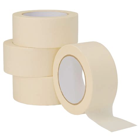 Lichamp Wide Masking Tape 2 Inches White Masking Tape Bulk Multi Pack