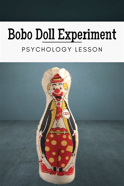 Albert Banduras Bobo Doll Experiment High School Psychology Lesson