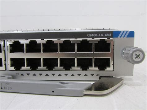 Cisco C9400 Lc 48u Catalyst 9400 Series 48p Upoe 101001000 Rj 45