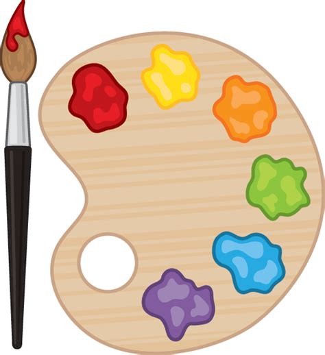 Paintbrush And Palette Clipart 10 Free Cliparts Download Images On