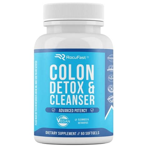 Rocufast Colon Cleanse And Detox Quick Detox Colon Cleanser Eliminate Toxins With Effective
