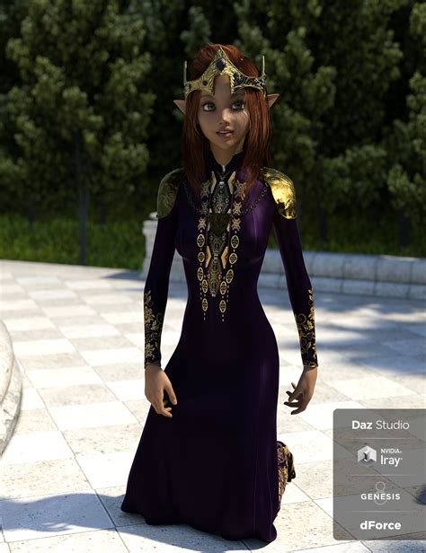 Dforce Queen Regent Outfit For Genesis 8 Females Daz 3d
