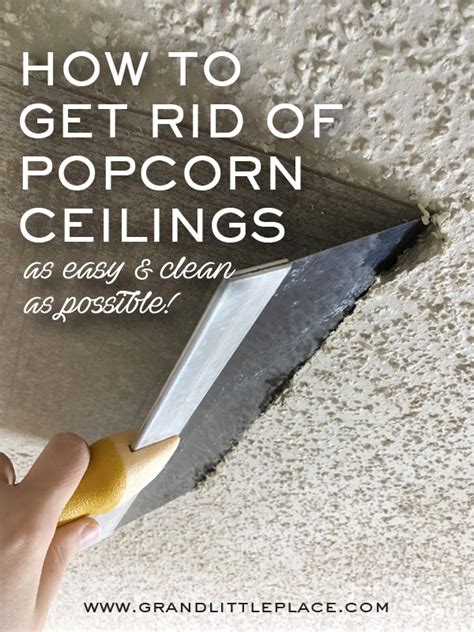 Popcorn ceiling removal is easier than you think! How to Get Rid of Popcorn Ceilings | Popcorn ceiling, Diy ...