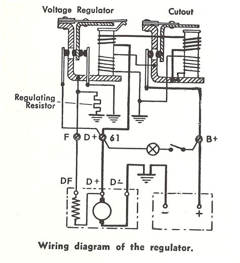 Voltage Ford Diagram Wiring Generator Regulatorto Wiring Diagrams