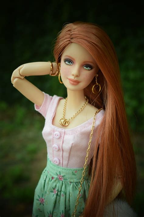Ooak Barbie Repaint Custom Doll Etsy Freya Color Cobrizo Princess