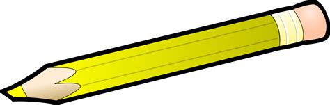 Yellow Pencil Clipart Clip Art Library