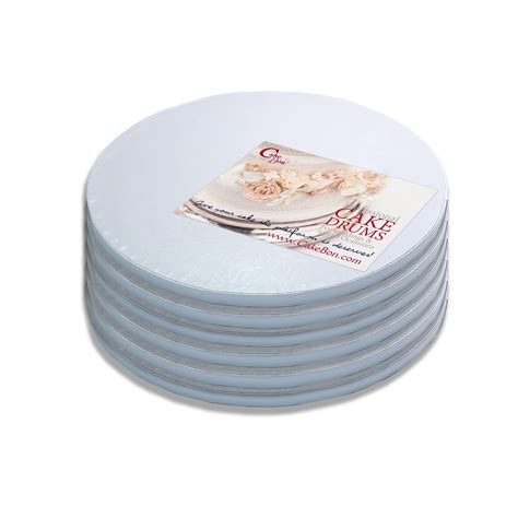 Buy Cake Drums Round 12 Inches White 6 Pack Sturdy 12 Inch