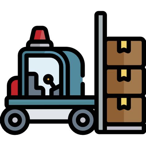 Forklift Special Lineal Color Icon