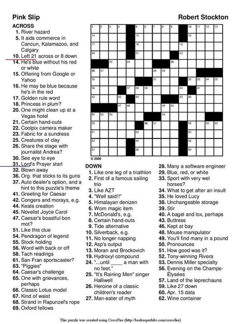 15 Hard Crossword Puzzles For You To Solve