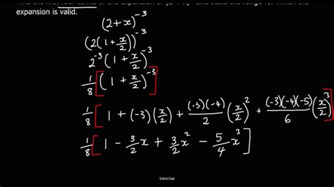 The Binomial Expansion 2 Youtube