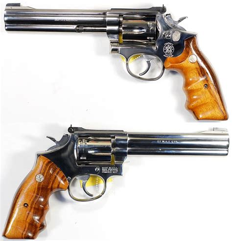 smith and wesson sandw model 648 22 magnum 6 inch stainless steel revolver for sale at gunauction