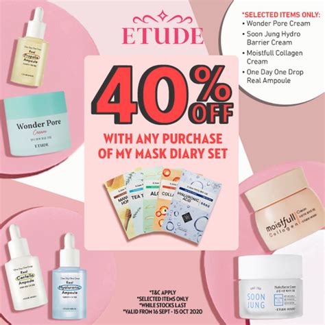 Spanning a massive 2,455 square feet, the outlet is filled with rows and rows of cosmetic and skincare goodies. Buy 1 Free 1 @ Etude House | by Etude House @ Sunway Pyramid